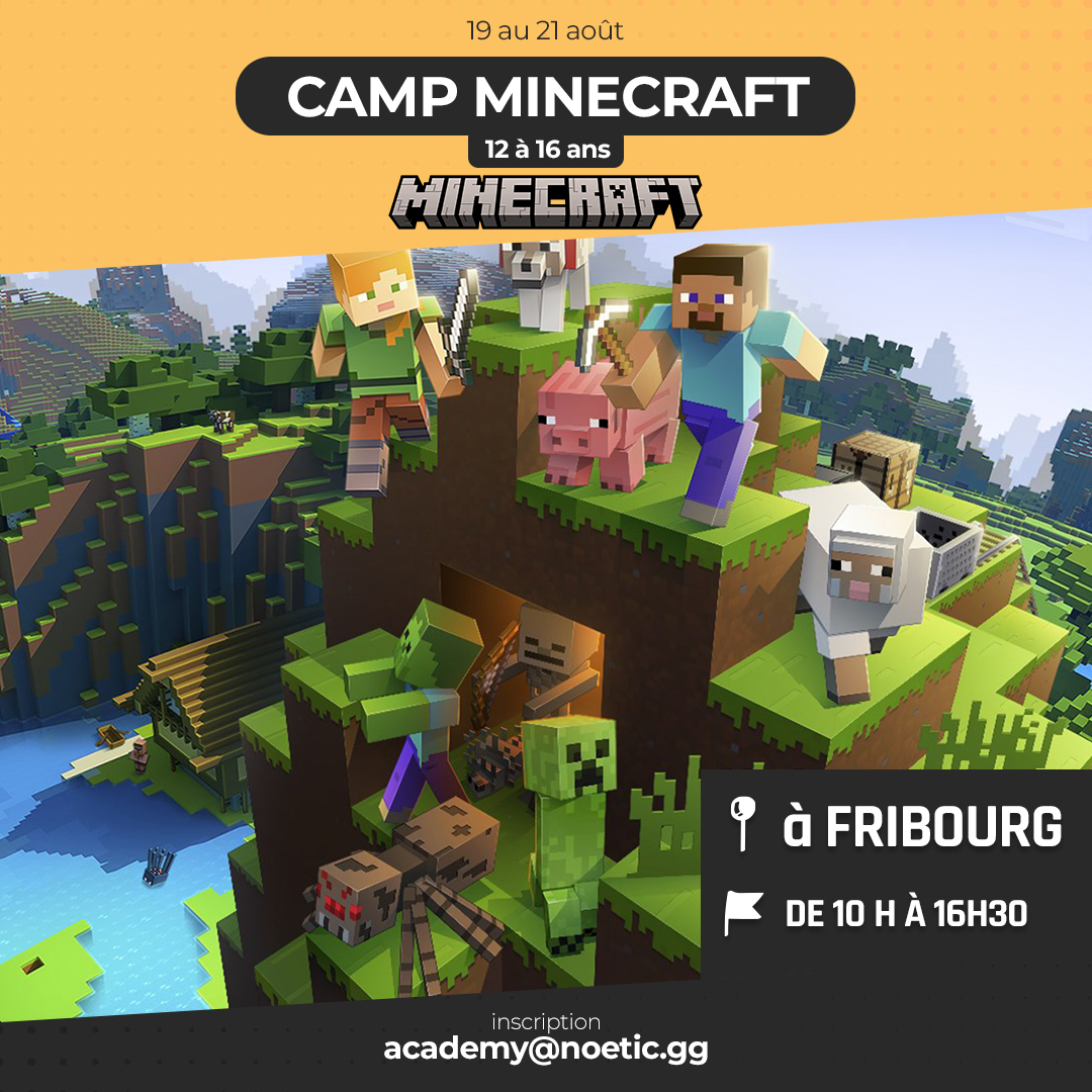 Choisis ton camp pour cet été ! 

Nous te proposons une semaine dynamique combinant sport et jeux vidéo dans l'académie de ton choix.

Inscription sur academy@noetic.gg