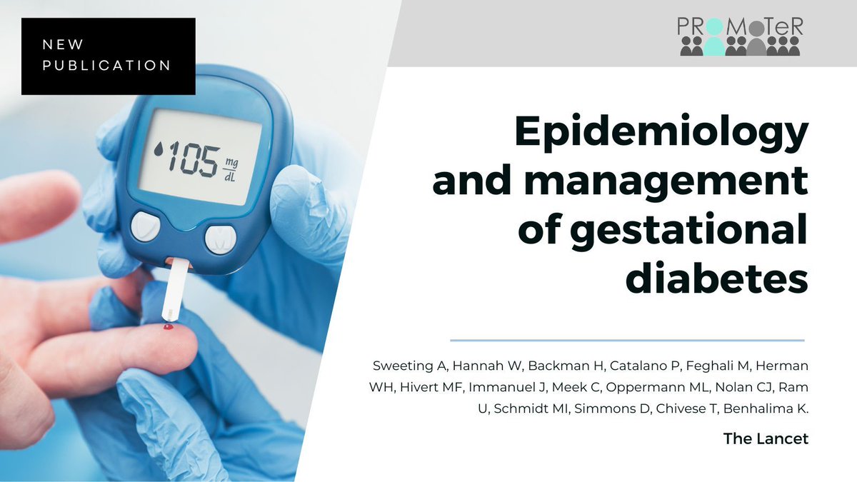 New Article! <a href="/PROMoTeR_DPM/">PROMoTeR_DPM</a> faculty Marie-France Hivert and colleagues' paper #Epidemiology and management of #gestational #diabetes is featured in the Lancet! 

Read More Here: buff.ly/3XBZaOk
