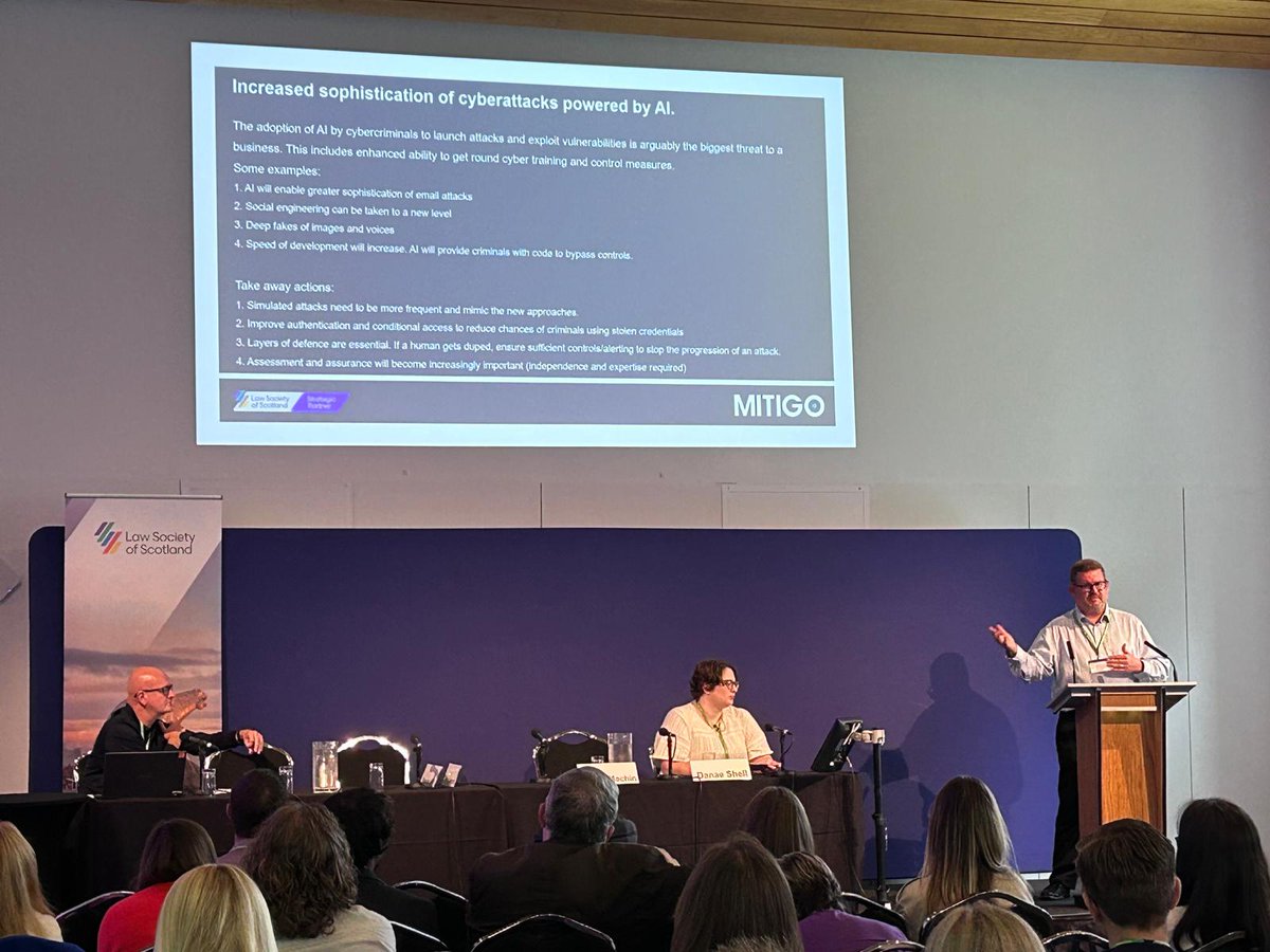 MitigoGroup's tweet image. Today we are at the @Lawscot  Legal Tech #Conference exhibiting and running a seminar - &apos;What do Taylor Swift and your law firm have in common?&apos;. A big thank you to everyone who attended and supported us.

Here are some moments from the day so far📸

#Network #TechLegal #AI