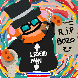 itsmadeofcheese's tweet photo. O, u sodl'd de lowws, agan?

R.I.P. bozo > < https://t.co/tSaAlsRV9l