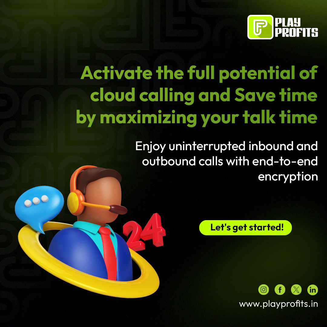 PlayProfitsin's tweet image. Benefit from top-notch dialer solutions and boost User Engagement with Playprofits. Don&apos;t delay, seize your chance to enhance your betting platform with comprehensive cloud communication. Contact us to get our call center solutions.
#cloudcall #callingsoftware #exchangemasterid