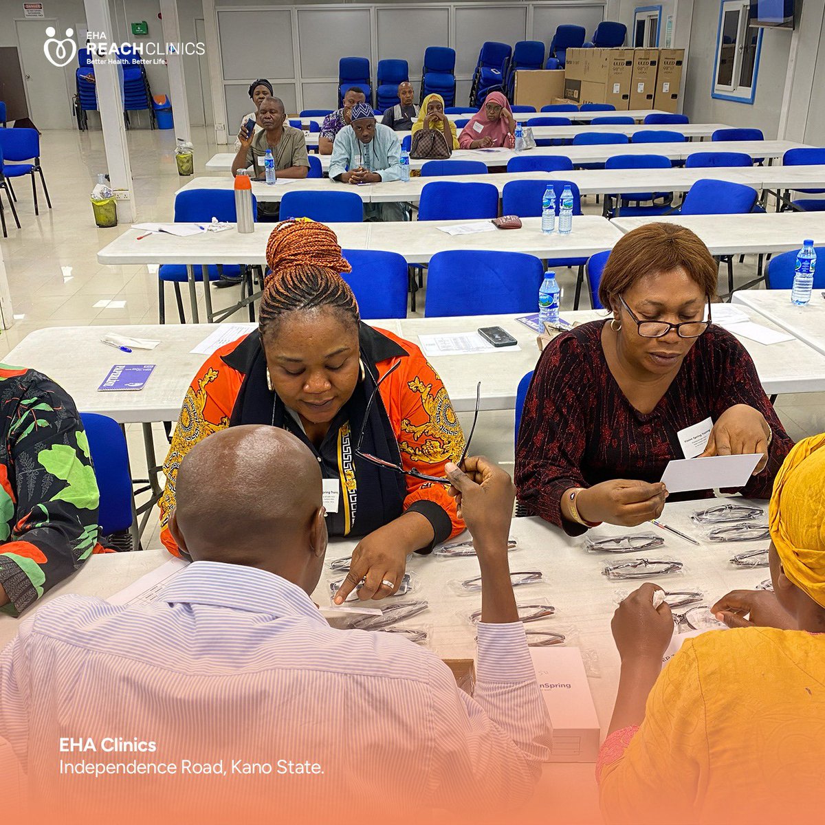 We partnered with <a href="/VisionSpring/">VisionSpring</a> to conduct training for the Association of Patent Medicines Vendors in Kano.

Attendees also participated in hands-on breakout sessions, where they learned to conduct basic eye screening.

Email reach@eha.ng for partnership opportunities.

#Health