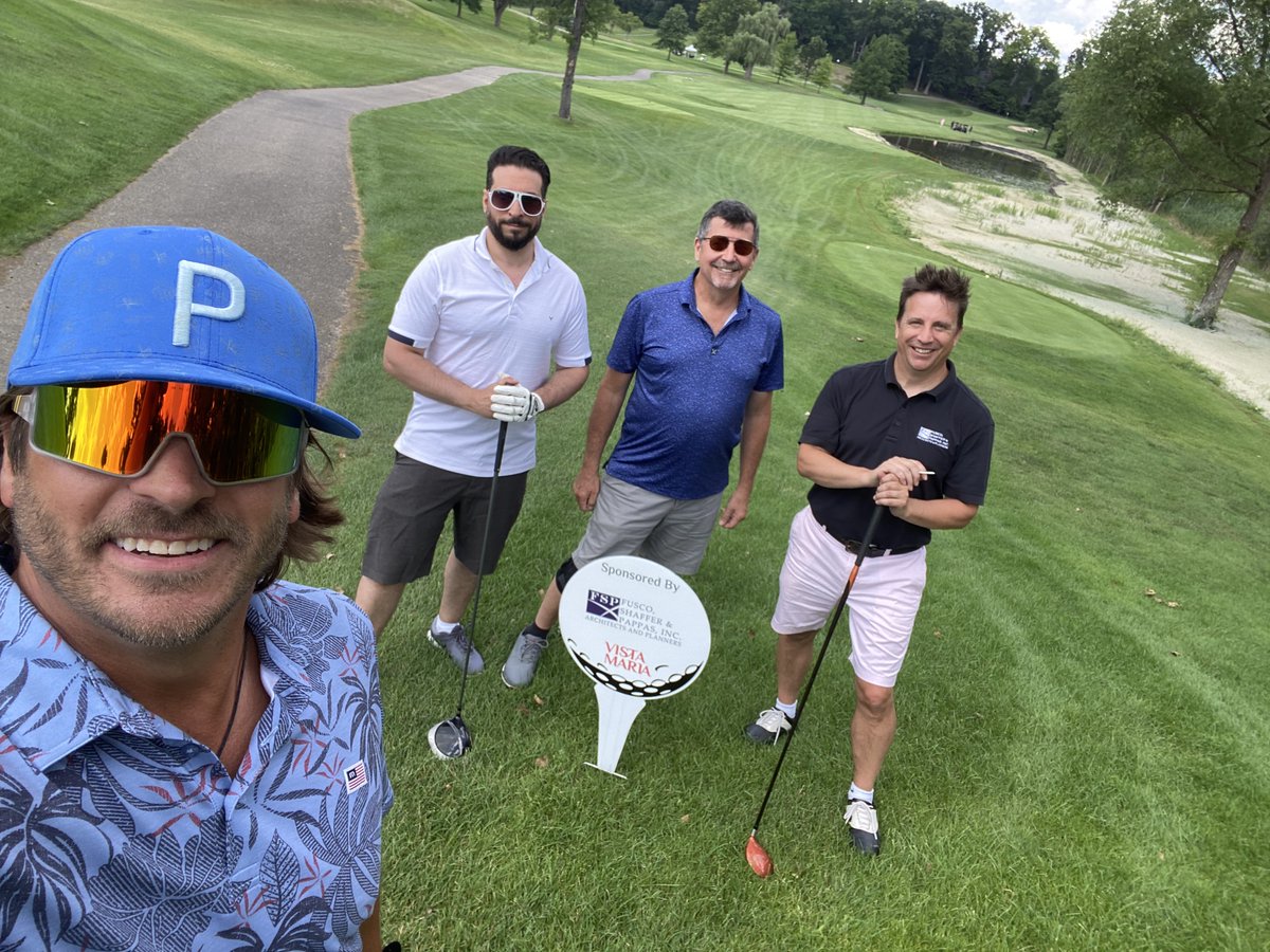 FSPArchitects1's tweet image. We had a great time at the @VistaMariaOrg George Blaha’s High Hopes Golf Invitational yesterday! For 35 years, this event has raised vital awareness and funds for the children of Vista Maria. 👏