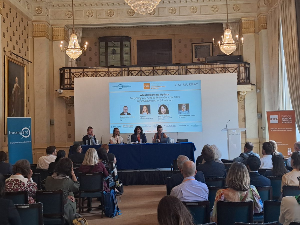 Join us to hear everything you need to know about the latest #Whistleblowing developments across various jurisdictions! #IFSEAConference2024