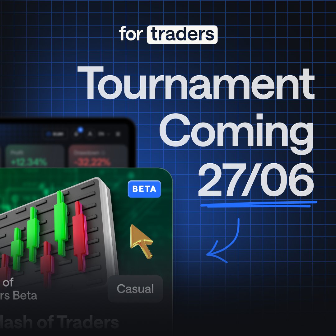 fortraderscom's tweet photo. The next tournament is coming soon! ⚠️

The prizes increase as the number of players increases.

🎁 The prizes are:

100 players:

🔹1st place: 5K CHALLENGE

250 players:

🔹1st place: 5K CHALLENGE
🔹2nd place: 5K CHALLENGE
🔹3rd place: 5K CHALLENGE

500 players:

🔹1st place: 10K CHALLENGE
🔹2nd place: 5K CHALLENGE
🔹3rd place: 5K CHALLENGE
🔹4th place: 5K CHALLENGE

1000 players:

🔹1st place: 10K CHALLENGE
🔹2nd-10th place: 5K CHALLENGE

Join here: https://t.co/yLJ45WXYlh