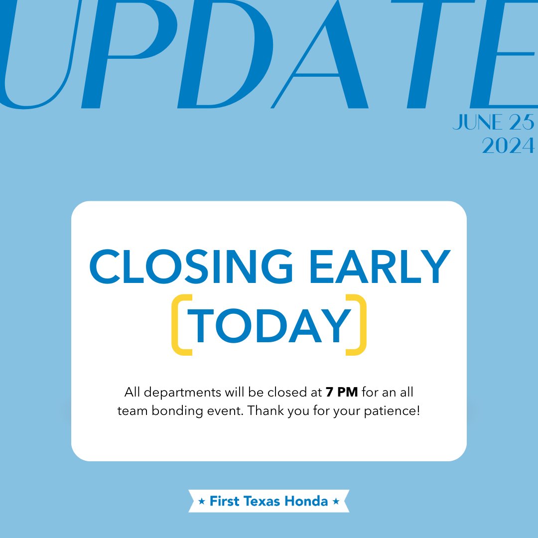 First Texas Honda tweet media