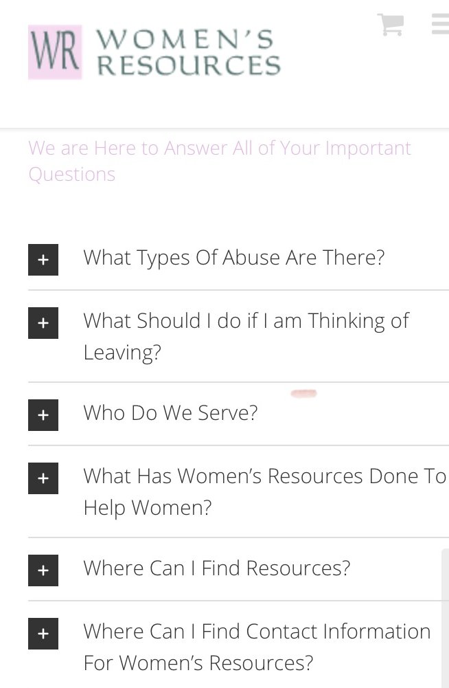 Learn more about intimate partner violence and where to get help on our FAQ page womensresources.ca/faq/ You're not alone.