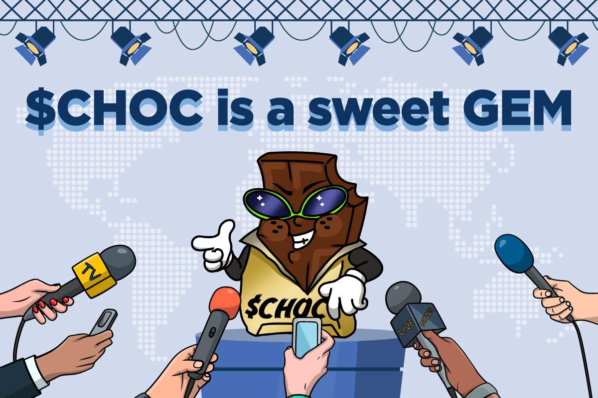 📢 $CHOC The presale schedule will be announced soon. 🗓

⚠️ Please be cautious of all scams except for the official website and official social media channels. 🚫