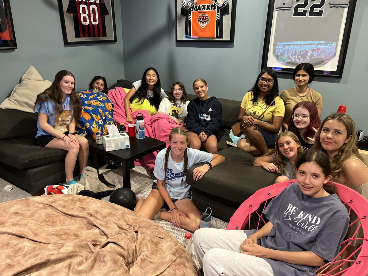 A little team bonding watching the Trials.