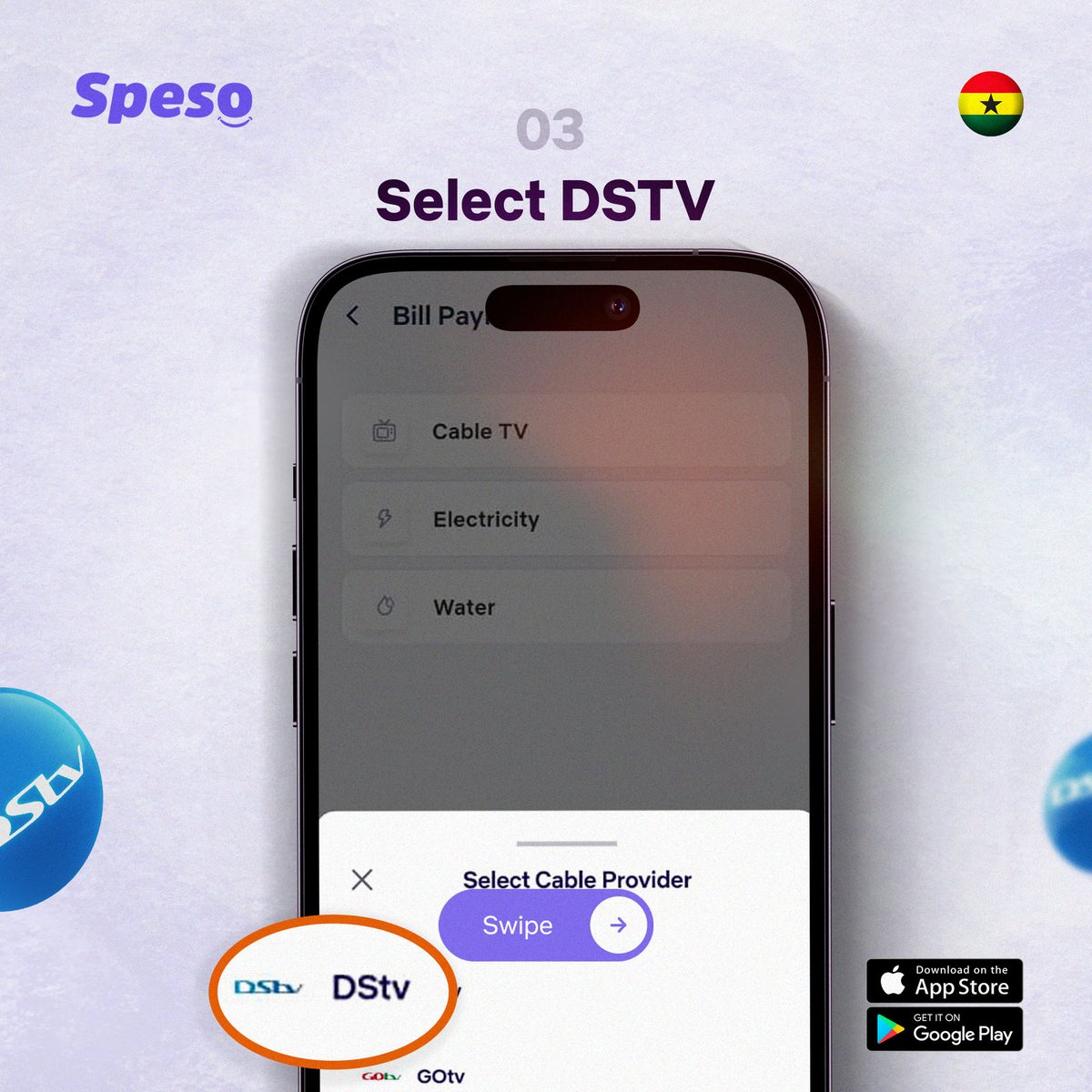 spesohq's tweet photo. Swipe through to see the new way of making payments for DsTV subscription!

IOS Users, Click Below to Download the App 👇 https://t.co/7ViGbJYsfE

Android Users, Click below to Download the App  👇
https://t.co/Ovz1YtLnrZ

#Ghana #Speso #DStvPayment #Convenience #DownloadNow https://t.co/t9JzhJ1wVL