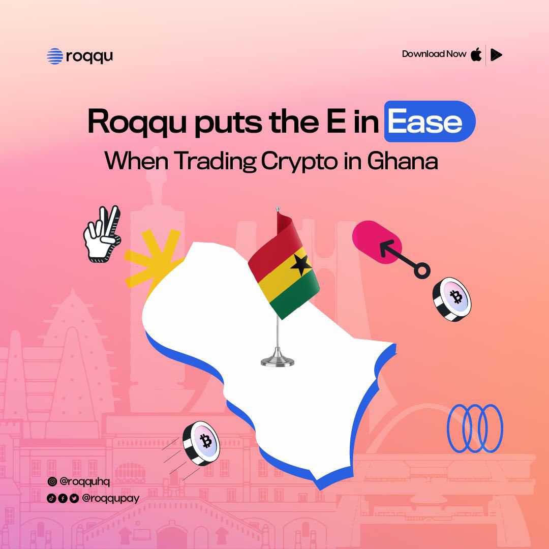 Crypto business in Ghana made easy  #RoqquinGhana