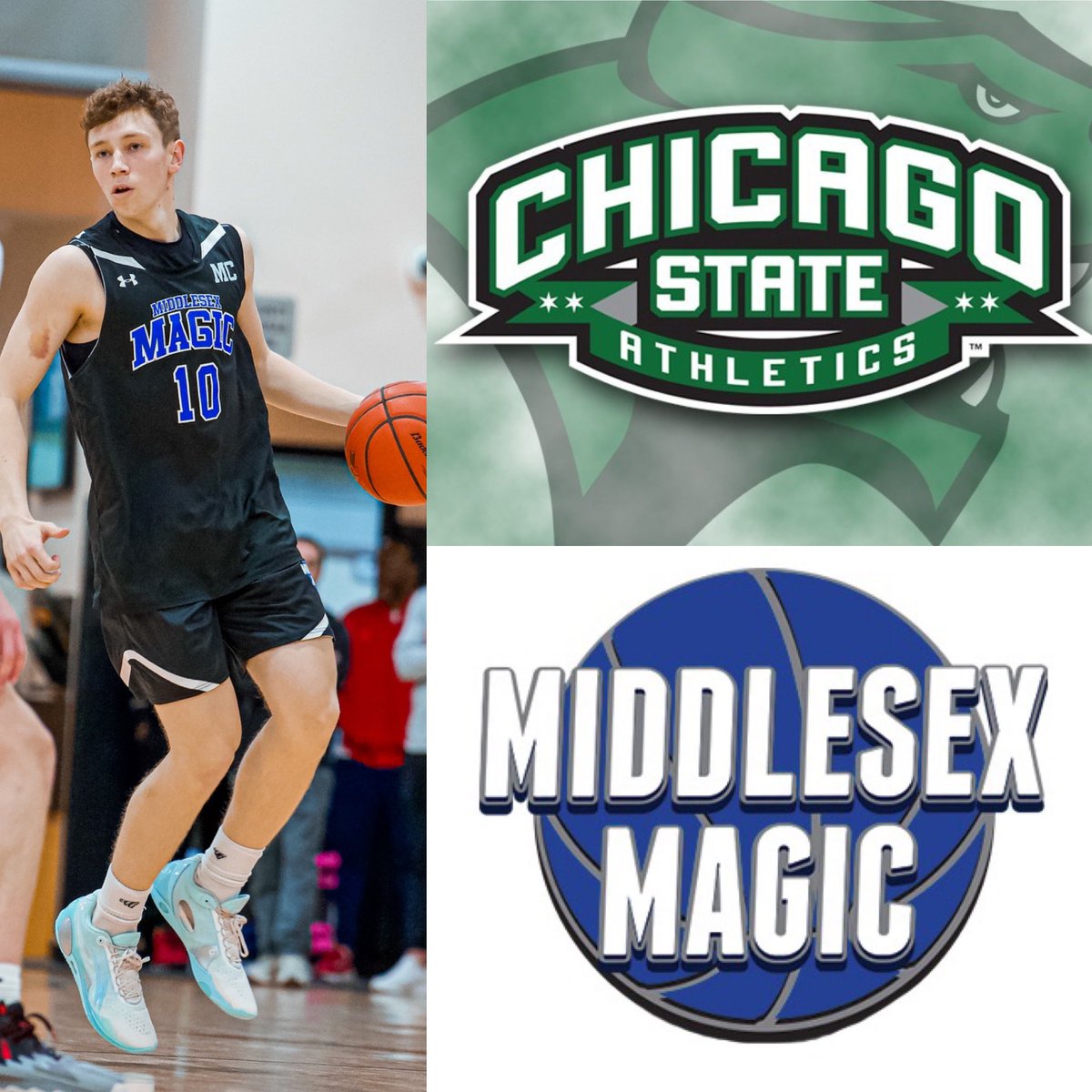 Congratulations to Magic and Malden Catholic 6’0 2025 Matt Gaffney on receiving a scholarship offer from Chicago State! #MagicFamily #HGSL