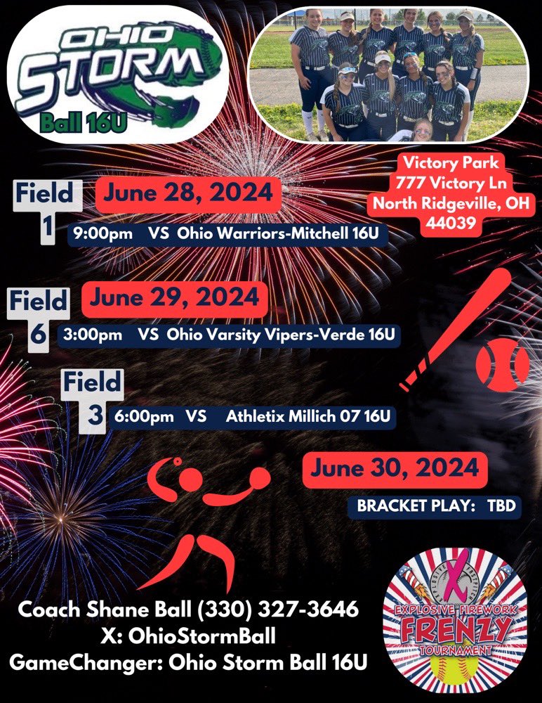 Back at it again in North Ridgeville !! Come and check out these girls ball out !! 💙💚

#WeAreStorm