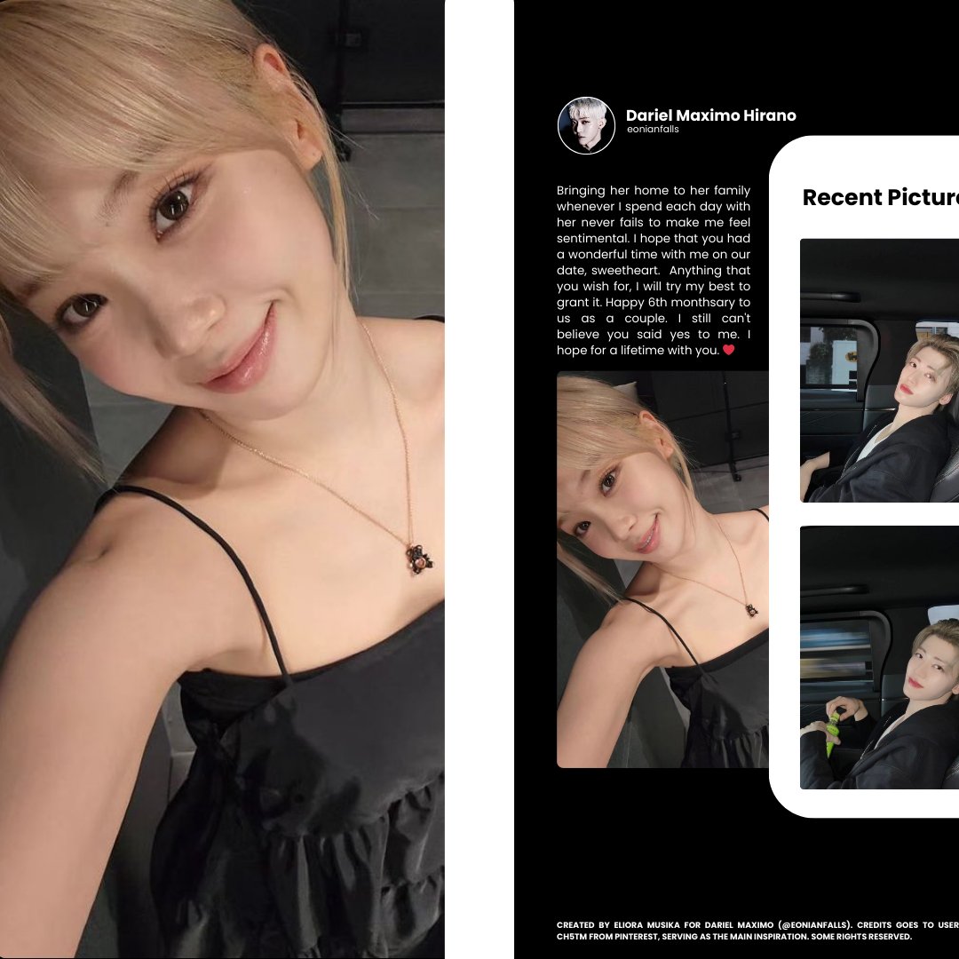 eonianfalls's tweet image. ㅤㅤㅤㅤㅤ
ㅤㅤㅤ❪ 🏹：❙   @ max.dariel0813 logs ❫
ㅤㅤㅤ◴ 2024年 06月 25日 ╱ 22:47

ㅤㅤㅤ❛ It's our 6th month together. ❤️
ㅤㅤㅤㅤㅤ