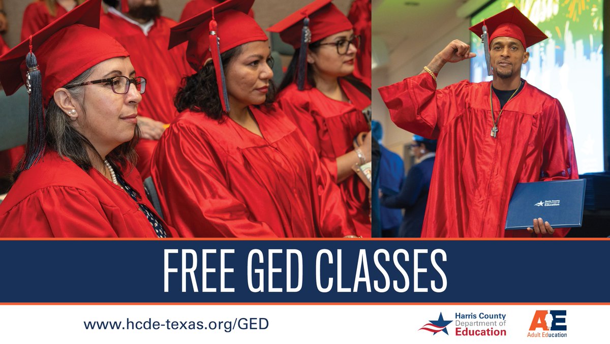 July 15 and July 17, 2024
8:30 a.m. or 5 p.m.

Baytown Learning Center
101 S. Whiting St.
Baytown, TX 77520

We can help you pass the GED exam and earn your high school equivalency certificate. Visit us in person at the location listed to register for our GED classes!
