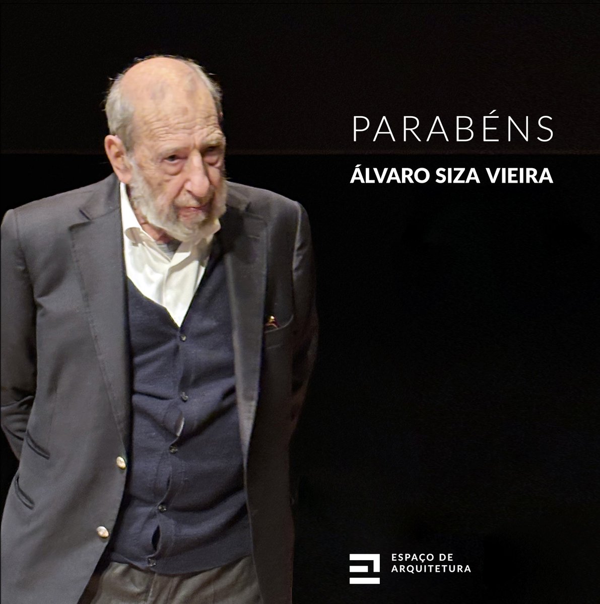 espacodearq's tweet photo. Parabéns ao arquiteto Álvaro Siza Vieira pelo seu 91º aniversário!
Vamos todos felicitar o arquiteto, deixe abaixo o seu comentário. 
https://t.co/wSjCq5Z0Pa
#espacodearquitetura #arquitetura #alvarosizavieira https://t.co/4Mrwq5fuZ1