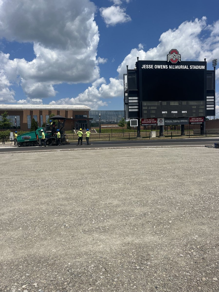 New track for ⁦<a href="/OhioStAthletics/">Ohio State Buckeyes 🌰</a>⁩ ⁦<a href="/OhioStateTFXC/">Ohio State T&F/XC</a>⁩