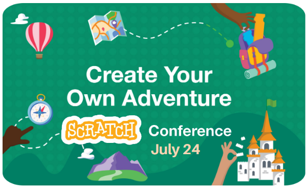 EVENT: Scratch Conference 2024!!  Registration is open!
Create Your Own Adventure is coming July 24-25. Connect with and learn from thousands of educators worldwide in an interactive virtual conference like no other.  FREE, Virtual, Informative &amp; Fun! events.ringcentral.com/.../scratch...…