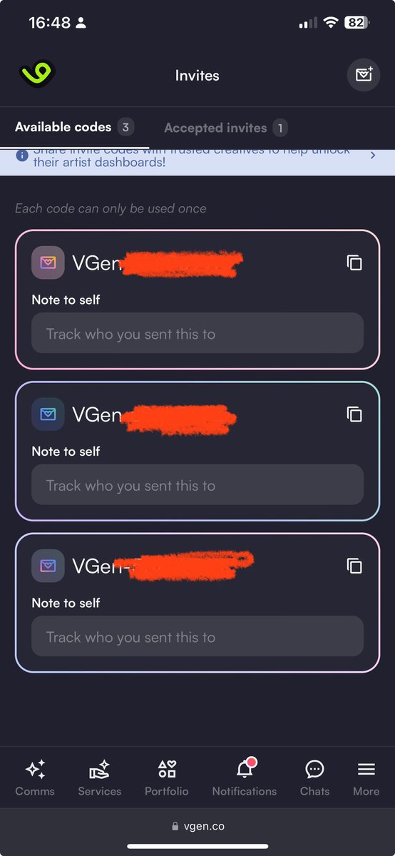 Fellow artists! I have 3 vgen codes that I won’t use so I want to give them to some of you lovely people!🫶🏻

I will handpick some of you!
How to apply?
🌱 RT and follow
🌱 post some of your favourite art you made in the comments 

That’s it!

#VGenCode #VGen