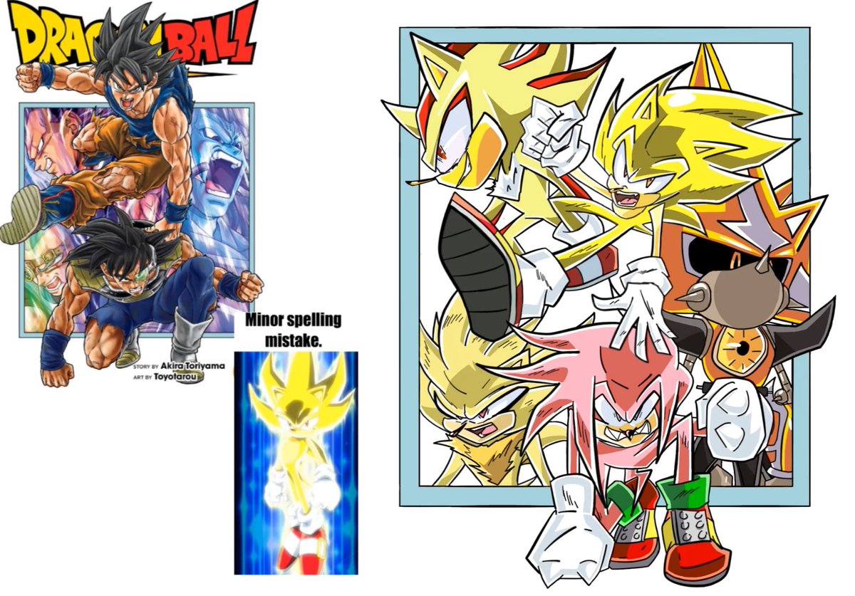 Dumb ahh doodles pt.3 #art #dbs #dbz #dragonball #sonicAnniversary #SonicTheHedghehog #Sonic33st