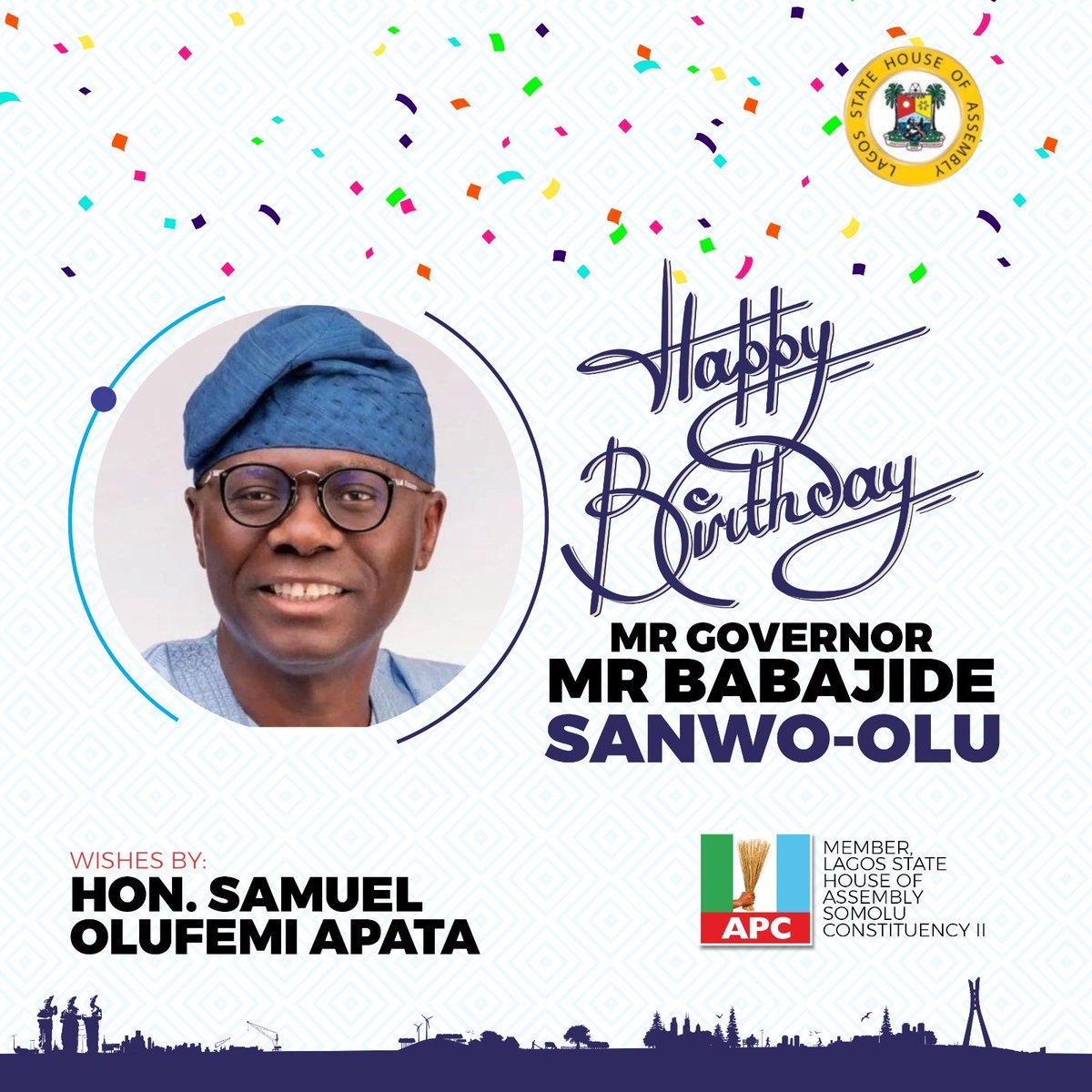 SolutionApata's tweet photo. Happy birthday Mr. Governor @jidesanwoolu
God bless you and continue to guard you.
#Sellable
#Dependable https://t.co/KNcolEbuaU