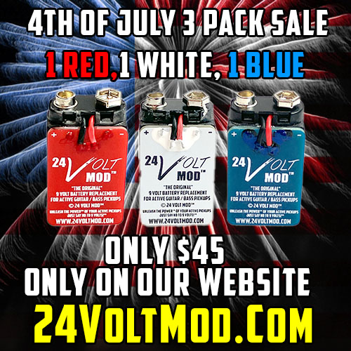 24VoltMod's tweet image. 4th of July 3 Pack SALE. Now through July 4th or while supplies last. Get (3) 24 Volt Mods™ for $45 Dollars! 1 red, 1 white, and 1 blue. Only on our website. 24voltmod.com

#24voltmod #24vmod #4thofJuly
