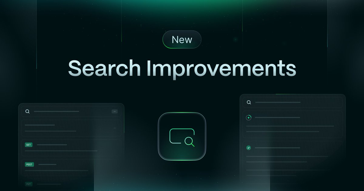 Launch Week III Day 2 brings Search V2 🔍 .

Users can become easily frustrated if your docs don't have great search.

That's why we're excited to announce major improvements to make it easy to find exactly what you're looking for.

Learn more here: dub.sh/dbG1xz0