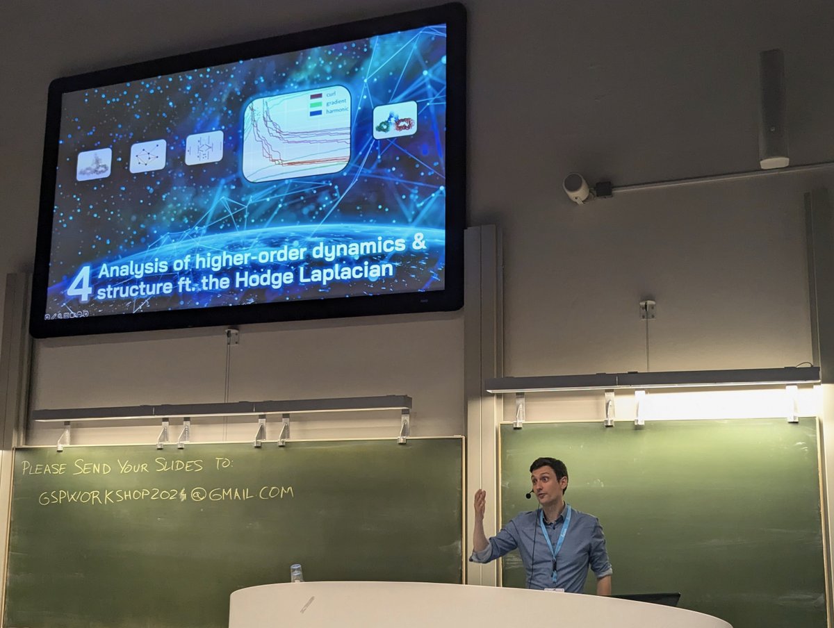 Vincent Grande (@vincentpgrande) on Twitter photo After a great keynote this morning by <a href="/KrishnaswamyLab/">Krishnaswamy Lab</a>, I had a lot of fun presenting my work on Hodge Learning on Point Clouds at the Graph Signal Processing Workshop at <a href="/TUDelft_AI/">TU Delft | AI Initiative</a> . Thank you very much to the organisers and the audience! 😊 After a great keynote this morning by <a href="/KrishnaswamyLab/">Krishnaswamy Lab</a>, I had a lot of fun presenting my work on Hodge Learning on Point Clouds at the Graph Signal Processing Workshop at <a href="/TUDelft_AI/">TU Delft | AI Initiative</a> . Thank you very much to the organisers and the audience! 😊