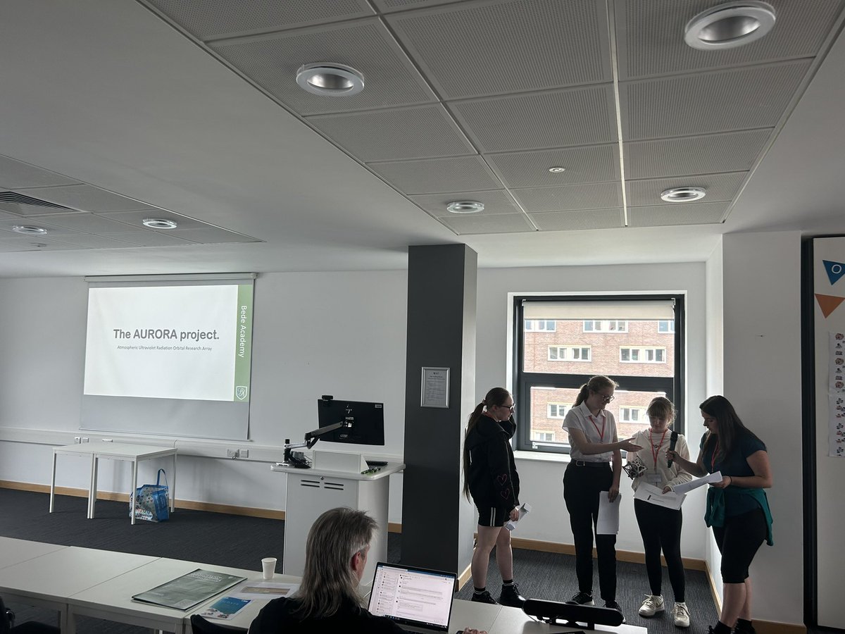 Orbyts (@orbyts1) on Twitter photo Our next talk is from students <a href="/BedeAcademy/">Bede Academy</a> who have been working with <a href="/MPEE_NU/">Maths Physics and Elec. Eng. @ Northumbria</a> Space Lab to design and build a CubeSat to measure the atmosphere and the effect on sunlight and UV levels.
#OrbytsConference2024 Our next talk is from students <a href="/BedeAcademy/">Bede Academy</a> who have been working with <a href="/MPEE_NU/">Maths Physics and Elec. Eng. @ Northumbria</a> Space Lab to design and build a CubeSat to measure the atmosphere and the effect on sunlight and UV levels.
#OrbytsConference2024