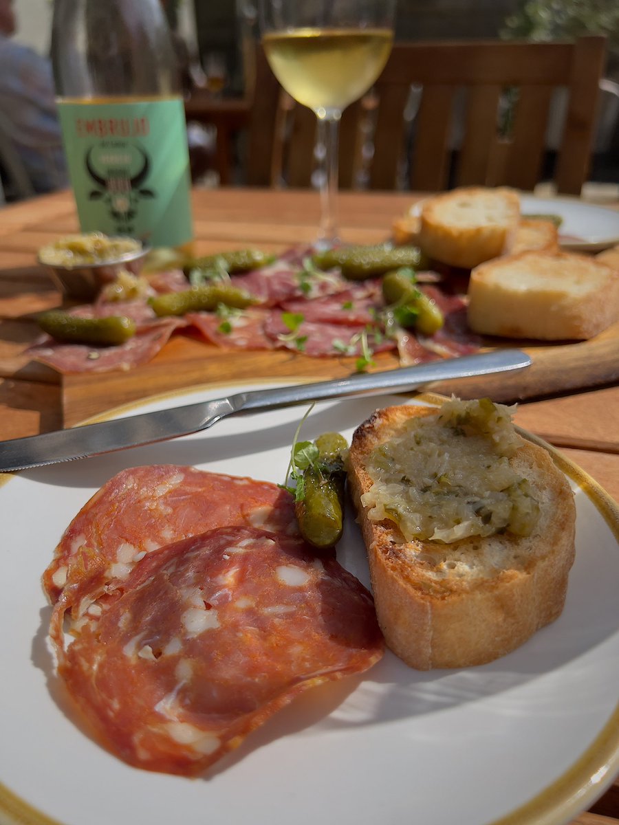 Our delicious charcuterie board, absolutely perfect for these warm summer afternoons