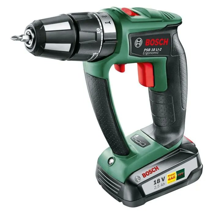tritoo's tweet image. #Perceuse #visseuse à percussion sans-fil Bosch - PSB Ergo 18 LI-1 (Livrée avec 1 batterie 18V-1,5 Ah + chargeur) chez #cdiscount 184.90€ #Bosch #outil #bricolage #tritOOshop tritooshop.com/id.php?id=3770…