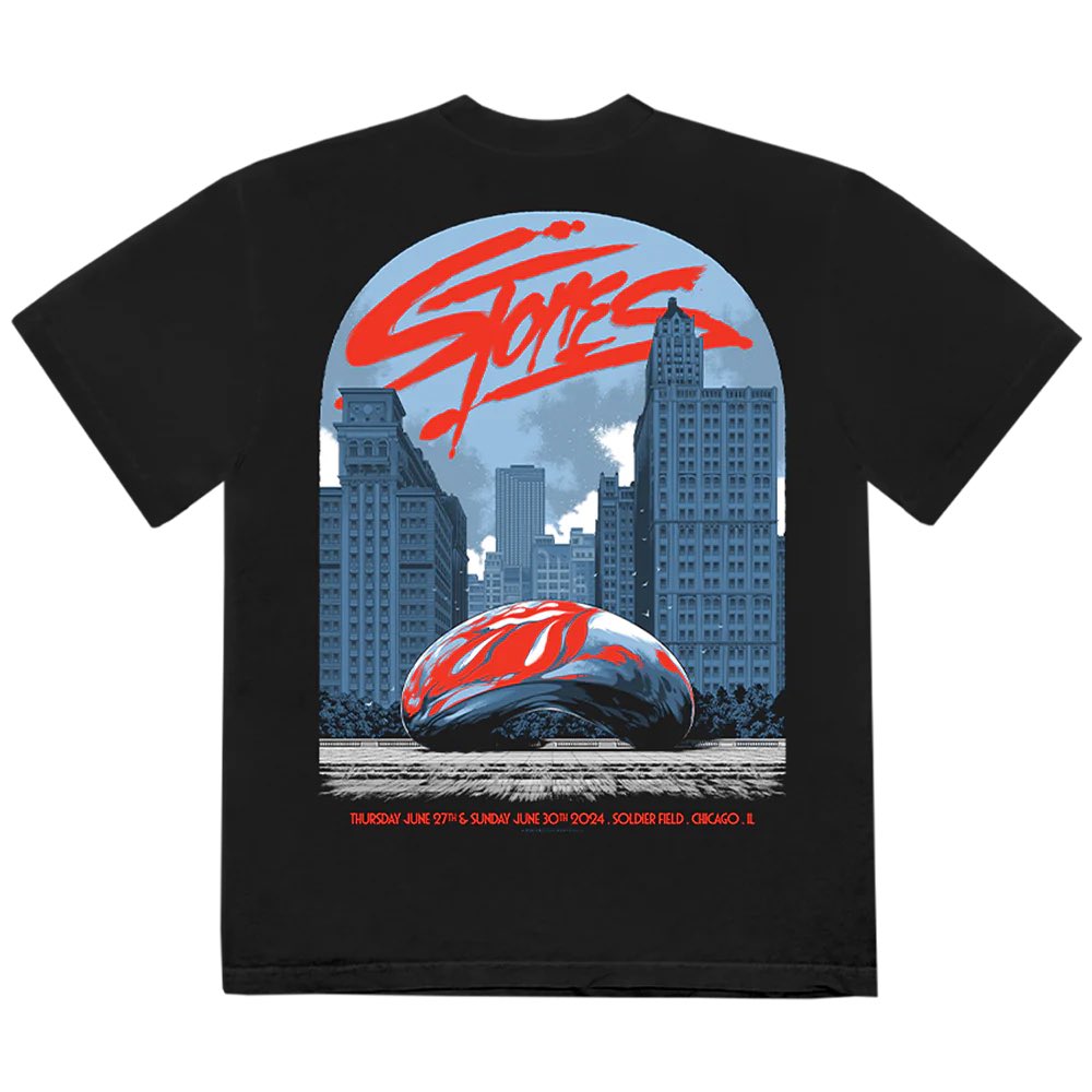 bootcover's tweet image. Chicago event shirt and poster #rollingstones #chicago  #hackneydiamonds