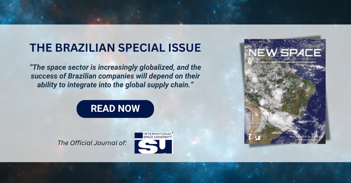 NewSpace_JRNL's tweet photo. The Brazilian Special Issue of New Space is now online! Read for free today: https://t.co/w8GTif2If7 https://t.co/FRiGr3bVD0