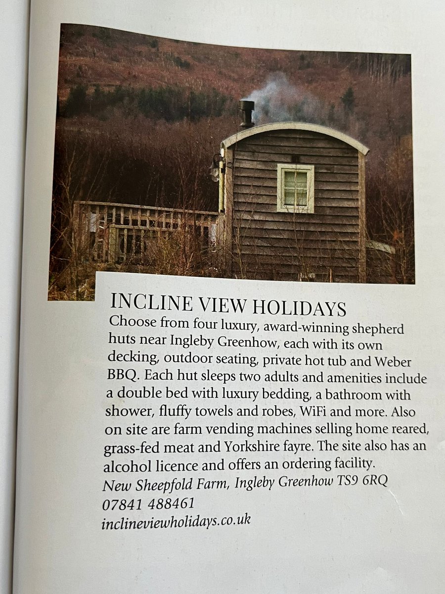 Peachy Digital (@_peachydigital) on Twitter photo Our lovely clients @inclineview are in the latest edition of <a href="/Living_North/">Living North</a>. Take it from us (we had to try them, obviously!), these gorgeous shepherd huts are the PERFECT break from reality!
#PeachyDigital #ClientNews #PR #MagazineArticle Our lovely clients @inclineview are in the latest edition of <a href="/Living_North/">Living North</a>. Take it from us (we had to try them, obviously!), these gorgeous shepherd huts are the PERFECT break from reality!
#PeachyDigital #ClientNews #PR #MagazineArticle