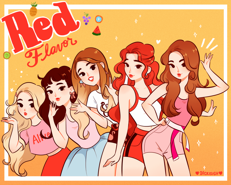 vickisigh's tweet photo. RED FLAVOR! \^_^/ 🥝🍉🍇🍊🍍(2017) https://t.co/oslx8Atxcp