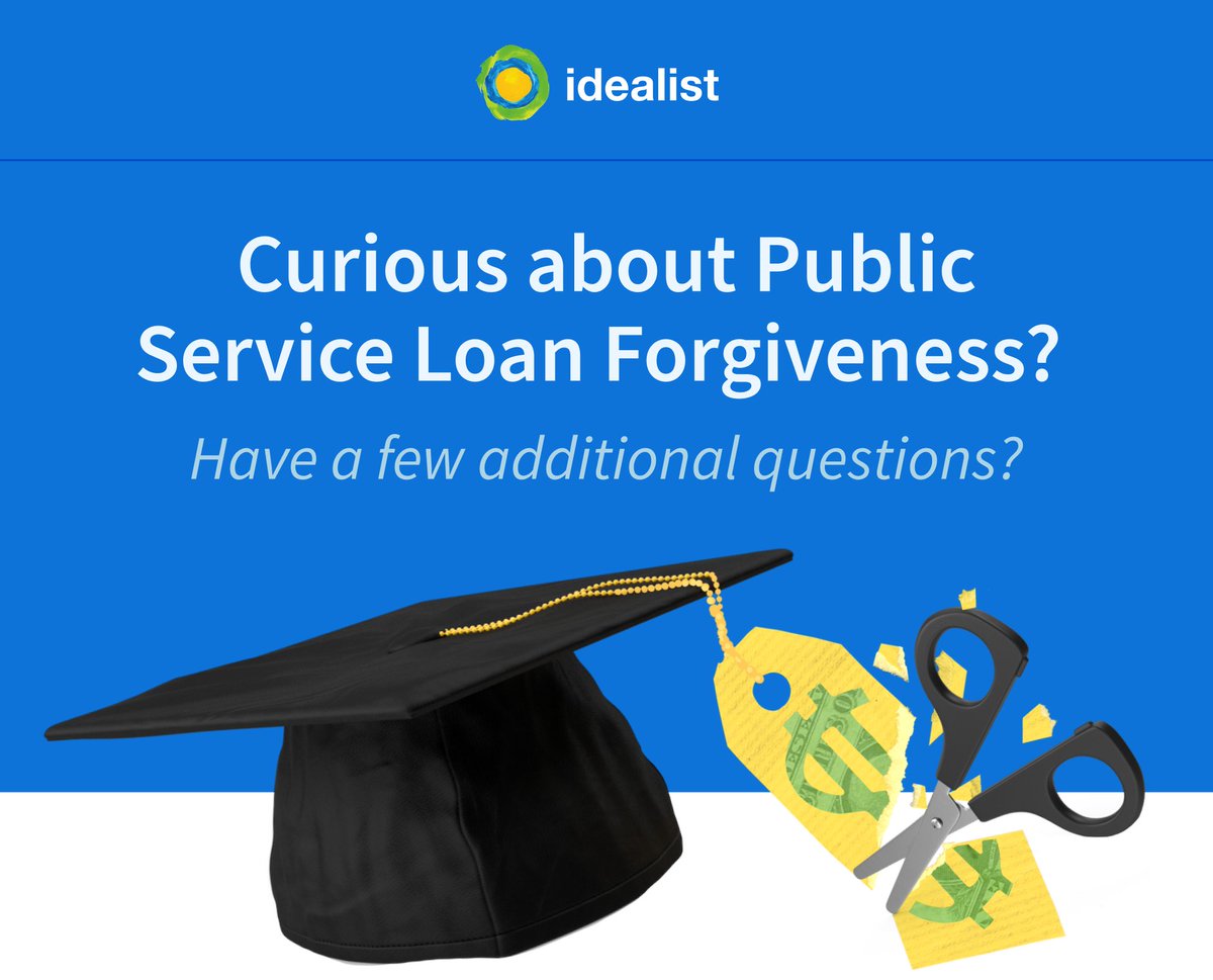 Join <a href="/idealist/">Idealist</a>'s "All Things PSLF" webinar in partnership with <a href="/usedgov/">U.S. Department of Education</a>, to learn about the Public Service Loan Forgiveness (PSLF) program. On June 27 at 1 p.m. ET, learn how PSLF benefits public service professionals managing student loan debt.

Register: bit.ly/45Bq2QJ