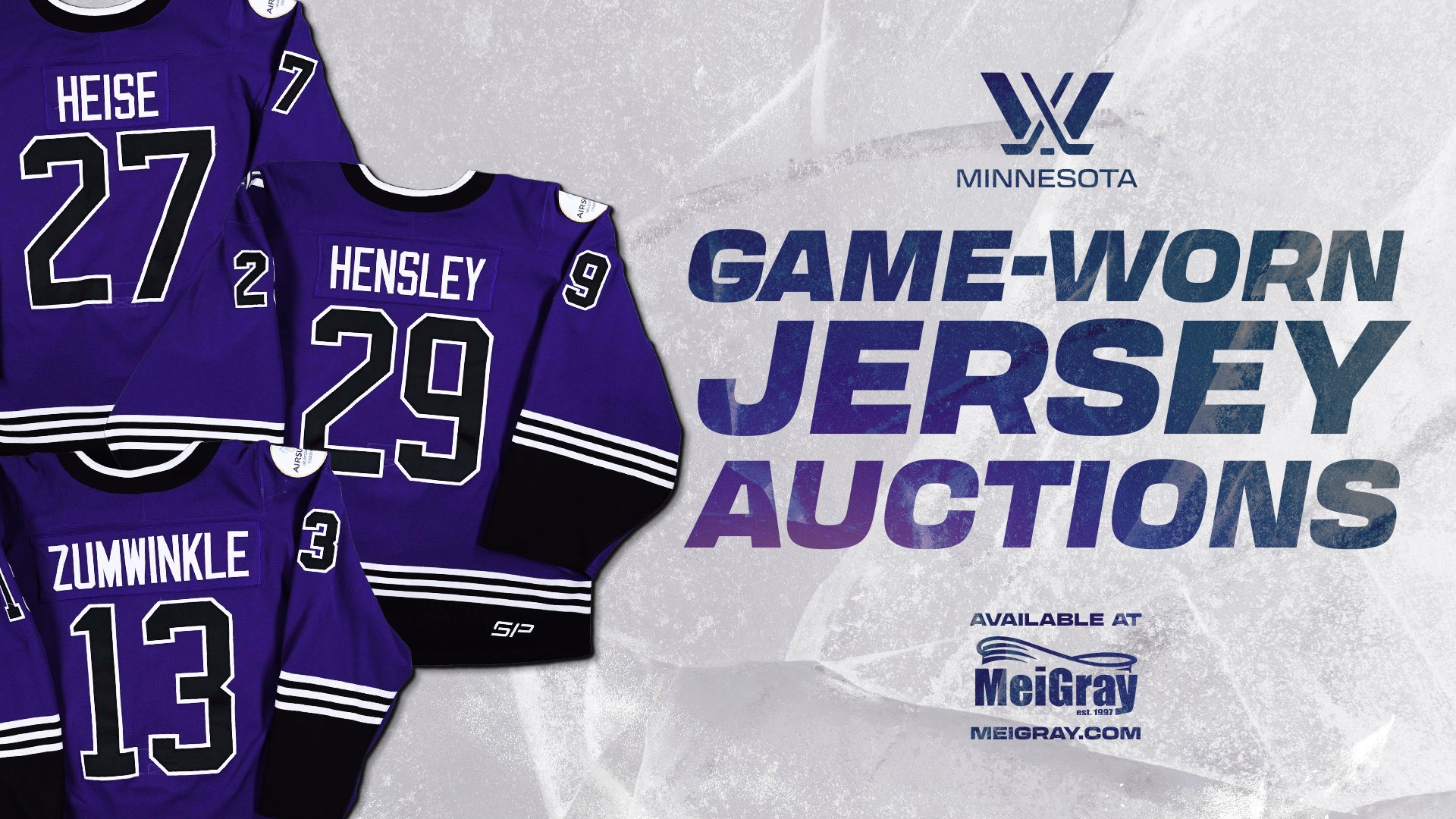 Minnesota Frost on X Get your hands on history with our Jersey Auction Own a piece of the 2024 Walter Cup Champions with our exclusive auction featuring 27 purple Game Worn Issued jerseys