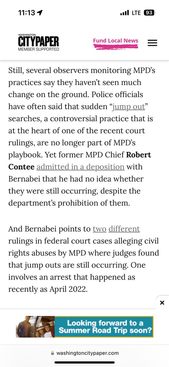 New: DC courts keep tossing out MPD gun cases due to unconstitutional searches. Rather than adapting, cops seem to be doubling down. 

I took a look at why these tactics, as exemplified by notorious “jump out” searches, are ineffective as well as illegal. Link in thread…