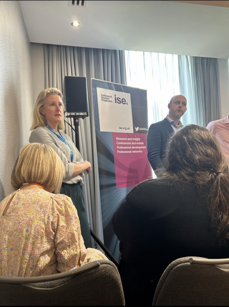 Great to deliver at the Institute of Student Employers Conference yesterday alongside a stellar cast, great engagement from a packed room 🙌 #ISErec24