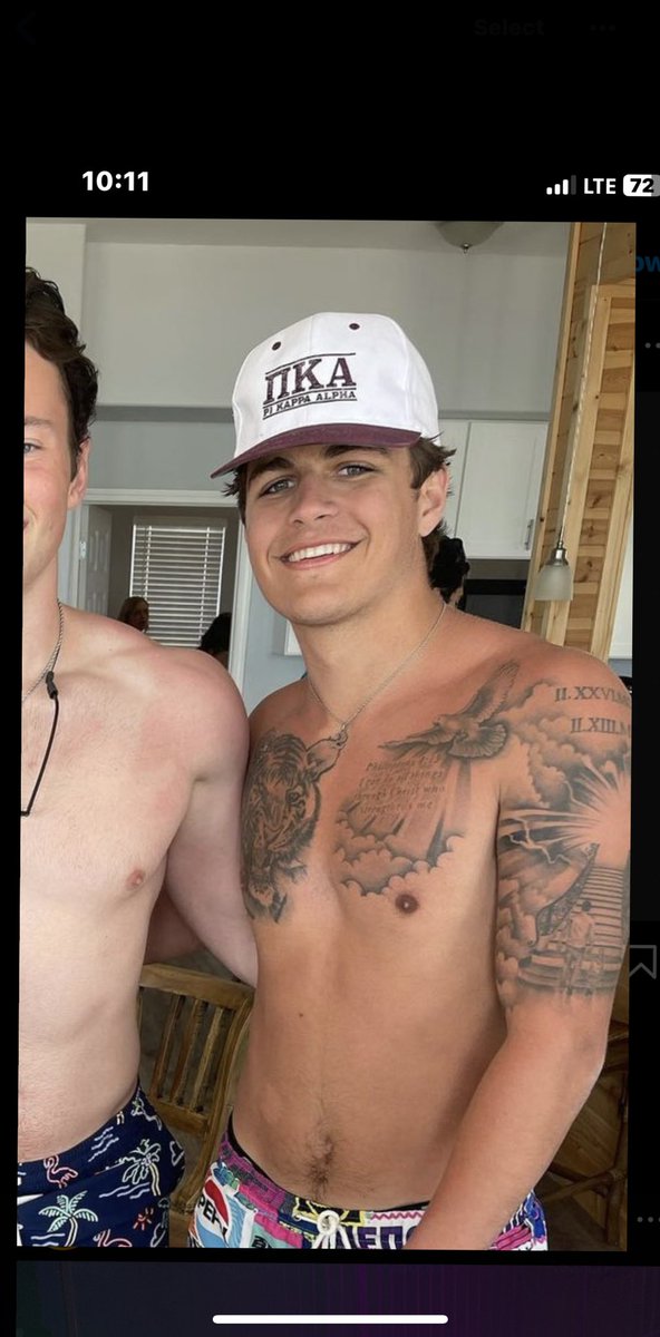 WooPigOveralls's tweet image. Douche of the day. Sick tats bro #pike