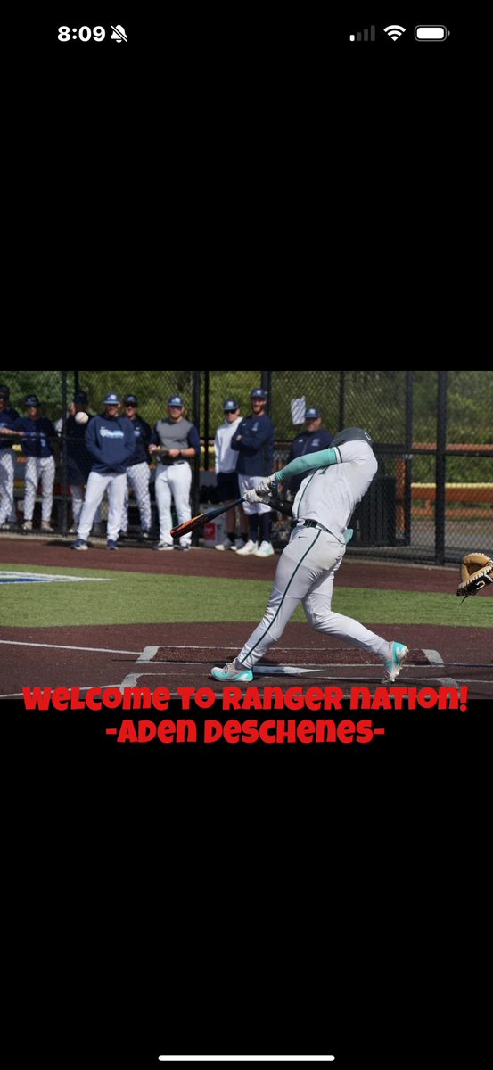 Baseball (@oc_baseball) on Twitter photo Congrats to Aden Deschenes on his commitment to being a Ranger!
We’re excited!🤟🏻💪🏻
<a href="/AdenDeschenes1/">Aden Deschenes</a>
#goBIG Congrats to Aden Deschenes on his commitment to being a Ranger!
We’re excited!🤟🏻💪🏻
<a href="/AdenDeschenes1/">Aden Deschenes</a>
#goBIG