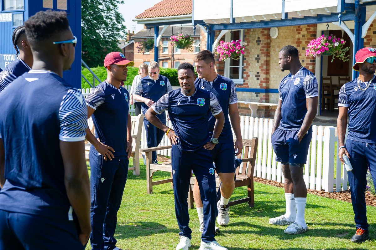 Today the @windiecricket team were welcomed to Tonbridge! The players are here for a few days this week as they prepare for the upcoming Test series against England. They’ll be making good use of our sports facilities, and in particular The Head, our renowned cricket pitch.