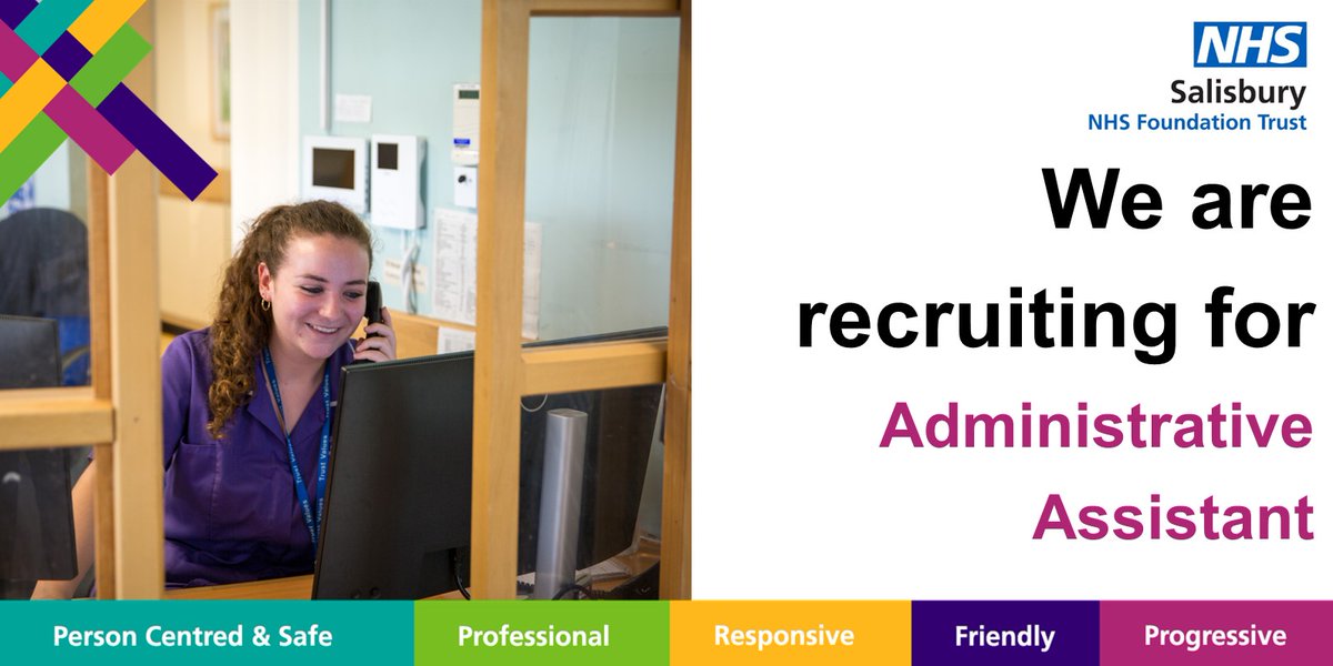 Salisbury Hospital Recruitment (@sdhrecruitment) on Twitter photo Are you organised, efficient, and looking to make a difference? We are seeking a dedicated individual to join our team as an Administrative Assistant within the Department of Sexual Health here <a href="/SalisburyNHS/">Salisbury Hospital</a>! Apply today and #JoinOurPeople➡️ salisbury.nhs.uk/working-for-te… Are you organised, efficient, and looking to make a difference? We are seeking a dedicated individual to join our team as an Administrative Assistant within the Department of Sexual Health here <a href="/SalisburyNHS/">Salisbury Hospital</a>! Apply today and #JoinOurPeople➡️ salisbury.nhs.uk/working-for-te…