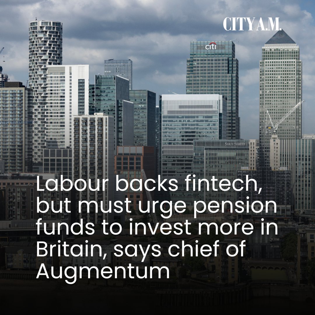 Labour are backing the UK fintech industry but could turbocharge the sector by pushing pension funds to invest more in Britain, a major City boss has said.

“Labour recognises the huge success that the UK fintech industry has had,” Tim Levene, CEO of Augmentum Fintech, told City