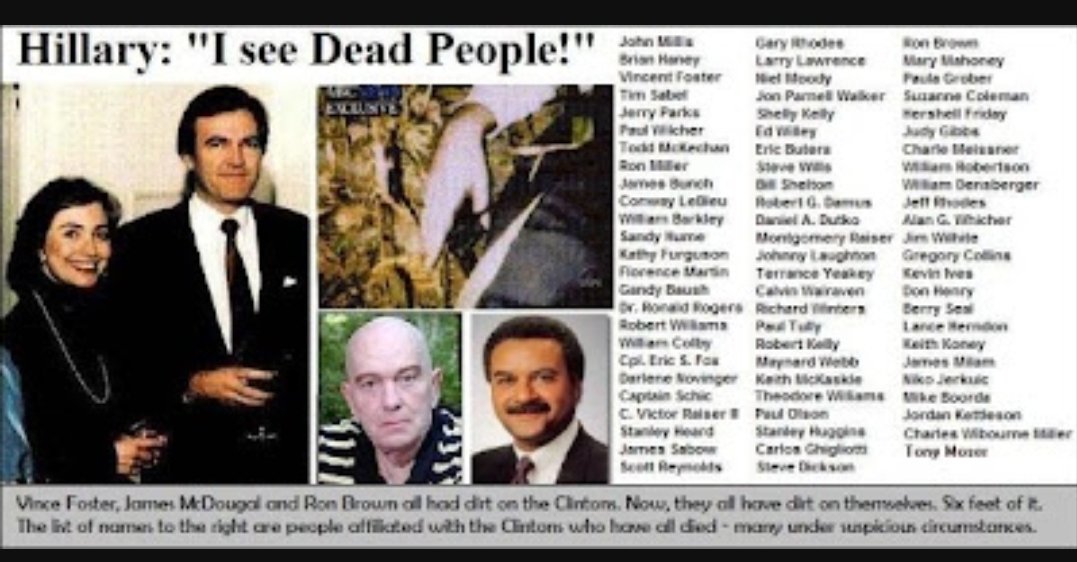 4annegs's tweet image. #ClintonBodyCount