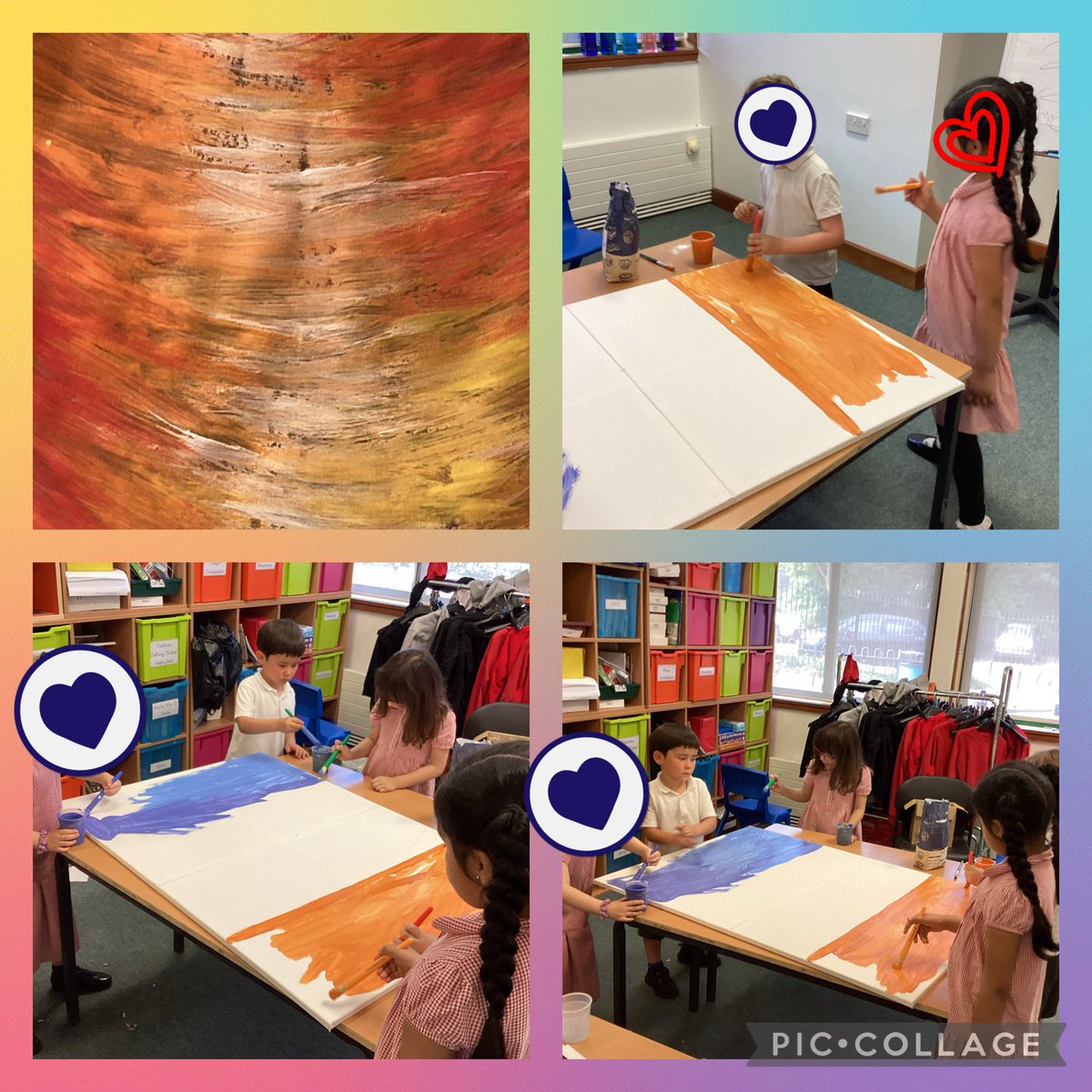 This is the time of the year when the Art week is approaching…Reception classes started working on their collaborative Art project inspired by Vincent Van Gogh. 🎨🖌️