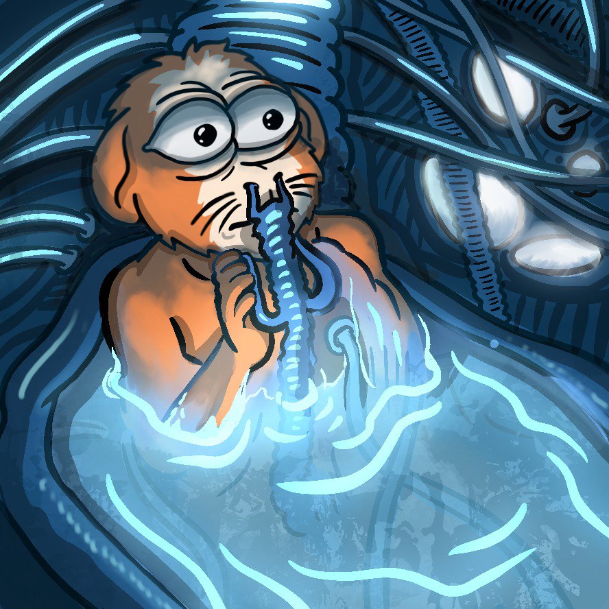 Chompcoin's tweet photo. wen you realize the right meme can help you escape the matrix this cycle

#base #onchainsummer