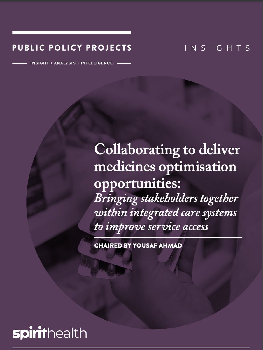 NEW REPORT: 'Collaborating to deliver medicines optimisation opportunities: bringing stakeholders together within integrated care systems to improve service access'.

Huge thank you to all programme attendees.

📖The perfect evening read, read the report: bit.ly/4bj9AFX