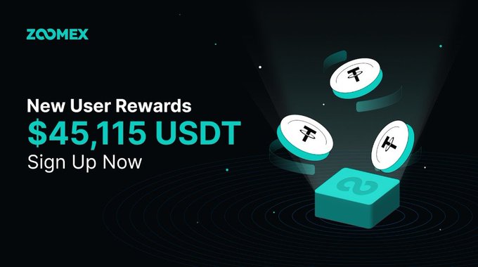 💎Best Crypto Exchange to Trade &amp; Buy Bitcoin #ZOOMEX $45,115 Worth of Signup Bonuses 👇  Trade to earn<a href="/tag/zoomex"class="tags">#ZOOMEX</a>