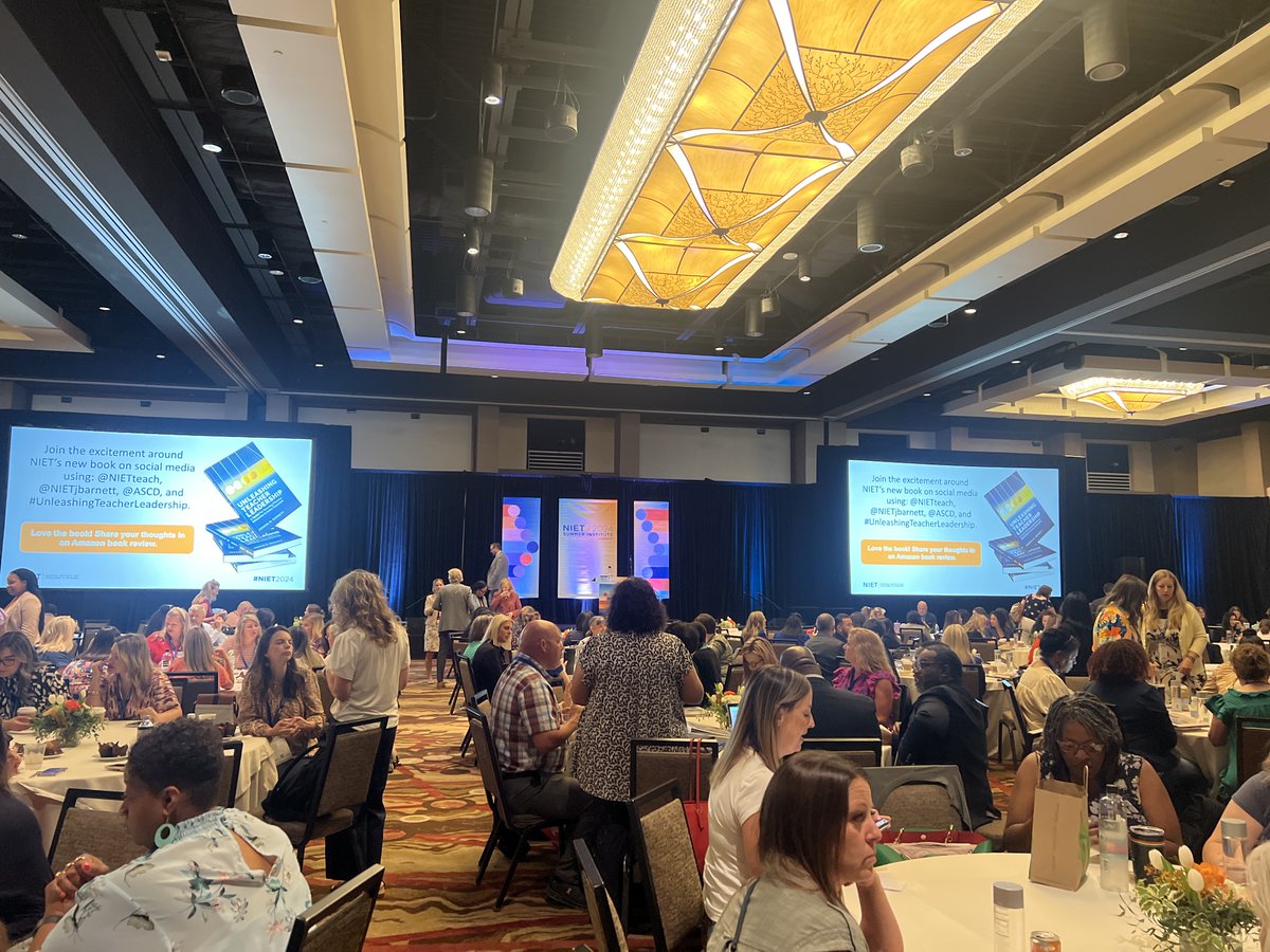 NIETteach's tweet photo. The 2024 NIET Summer Institute starts now! This morning we're kicking off our summer institute by welcoming more than 700 educators from across the country. Looking forward to connecting with and learning from each other this week! #NIET2024 #education https://t.co/MUTLqGnjbW
